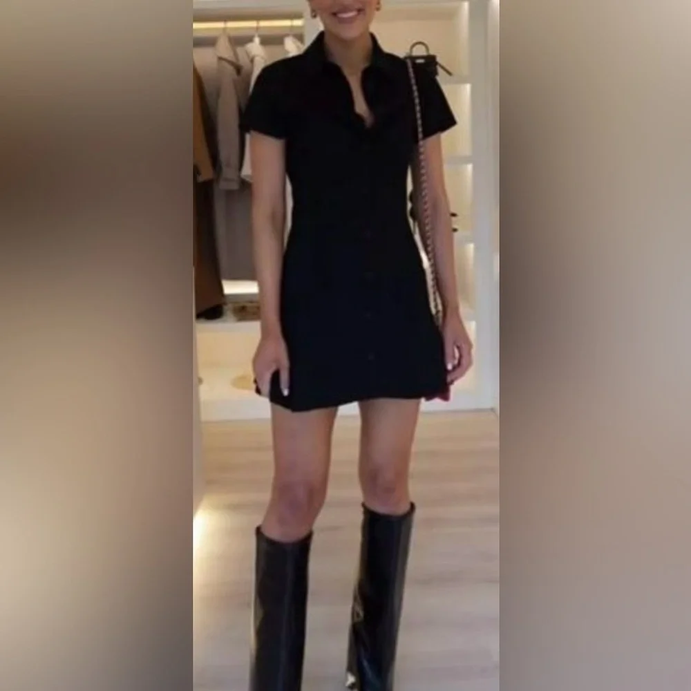 Zara Black Mini Dress - Picture 8 of 16